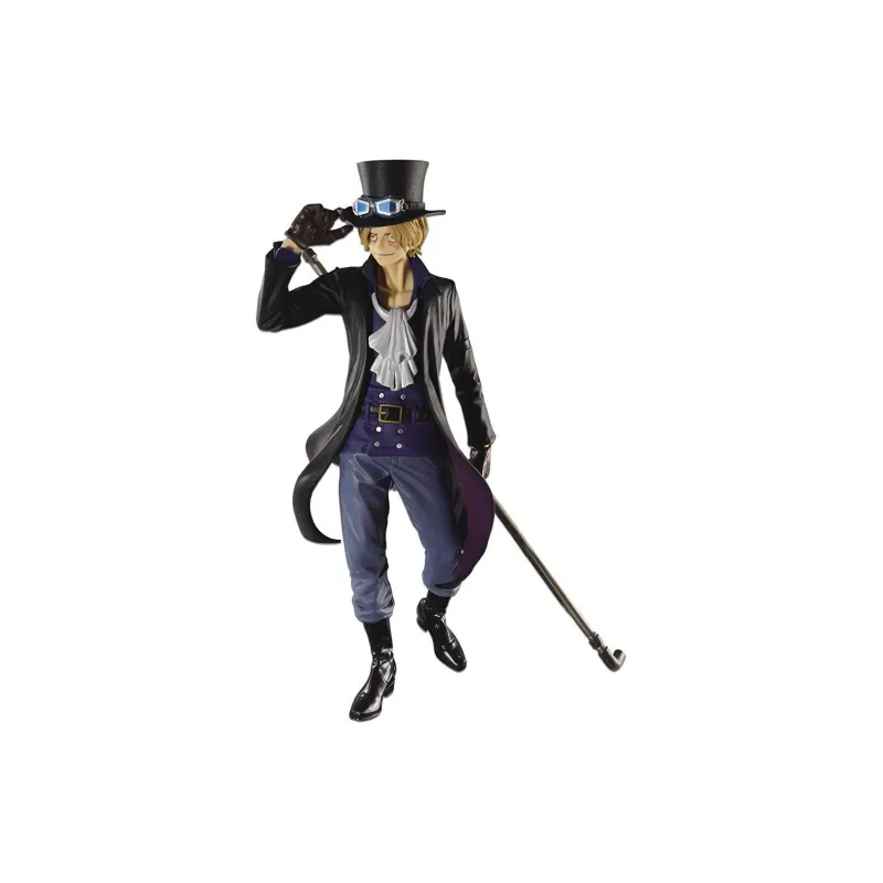 BANPRESTO One Piece Scultures Big BANPRESTO Colosseum 4 Volume 5 Sabo Figure Black-2