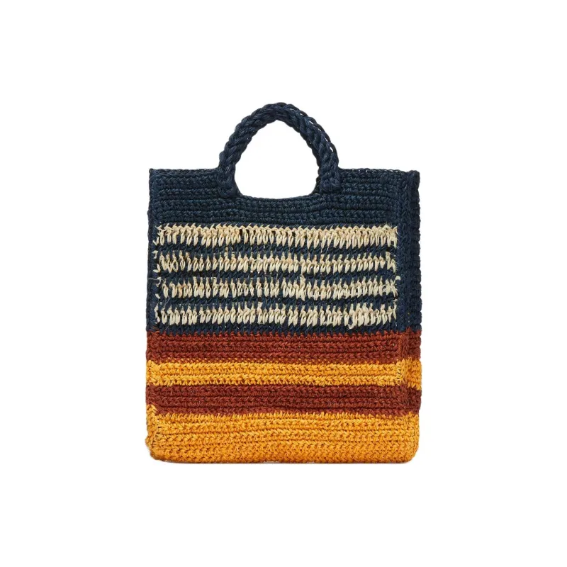 MARNI Mixed Natural Fiber Handbag Regular Women's Sunflower-2