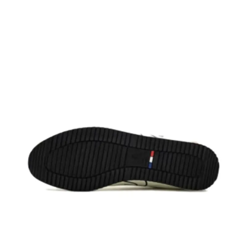 Le Coq Sportif Anti Slip Wear Resistant Low Top Casual Shoes Unisex White Brown-4