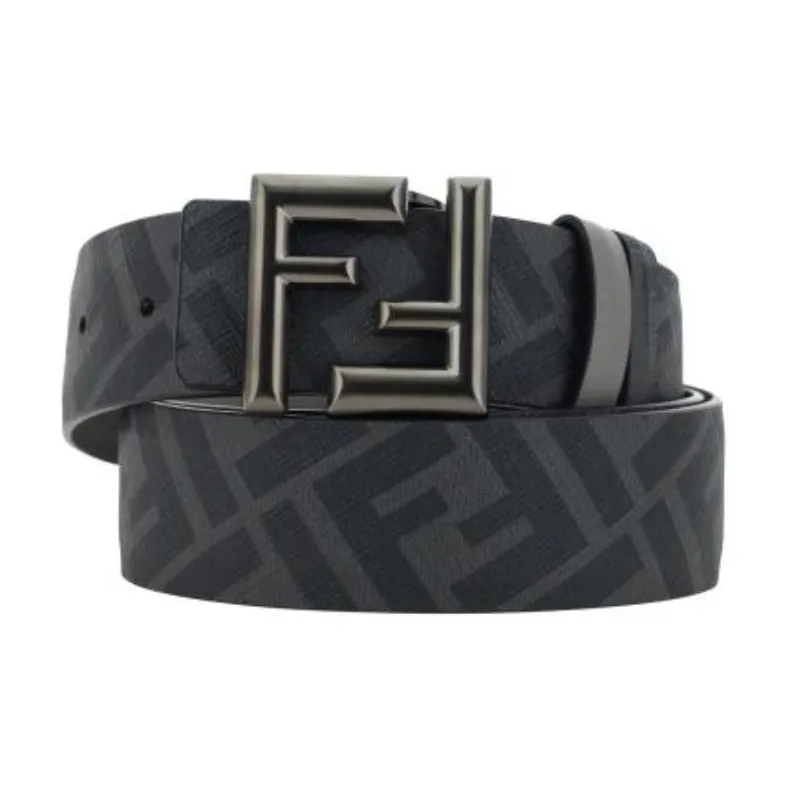 FENDI Ff Logo buckle Leather Belt-1