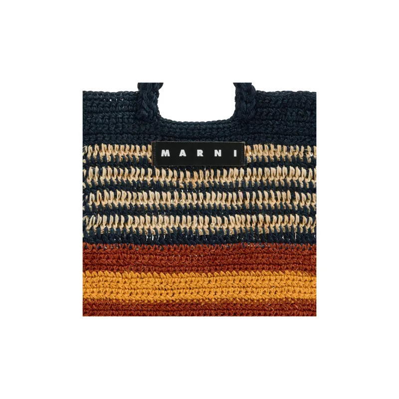MARNI Mixed Natural Fiber Handbag Regular Women's Sunflower-3