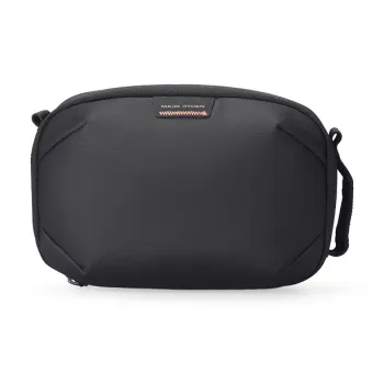 MARK RYDEN Oxford Shoulder Bag Crossbody Bag Mini Men's Elegant Black/Trendy Gray