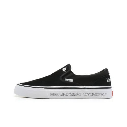 BEN SHERMAN Skateboard Shoes Unisex Low-Top Black