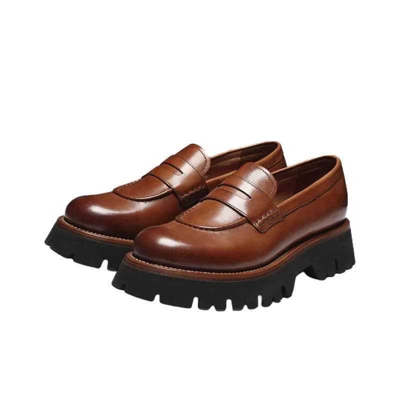 GRENSON Hattie Loafers Women's Brown-2