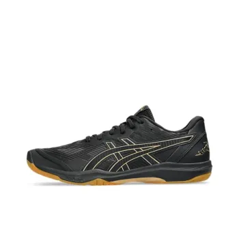 Asics Rote Anti Slip Wear Resistant Low Top Training Shoes Unisex Black