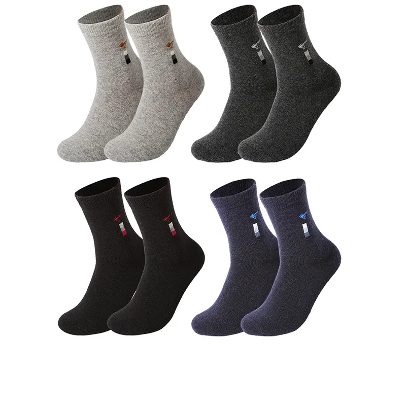 SEPTWOLVES Mid Calf Socks Men's 4 Pack Gift Box Set-10