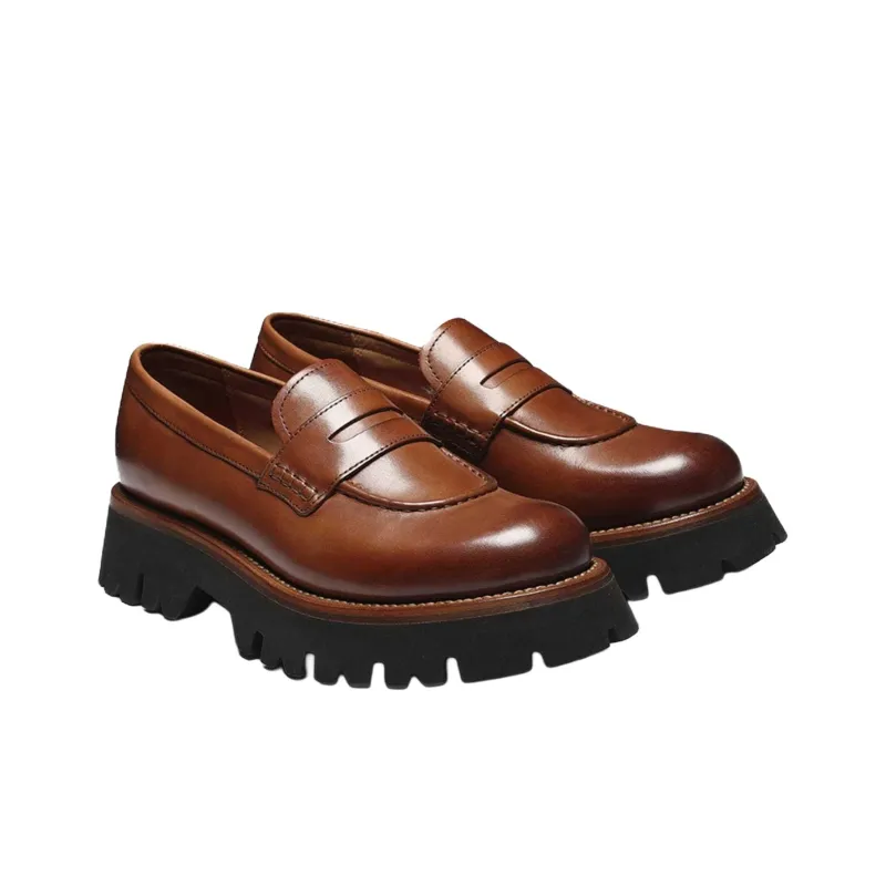 GRENSON Hattie Loafers Women's Brown-3