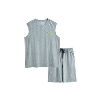 Peninsula City Pajama Set Men's Light Green