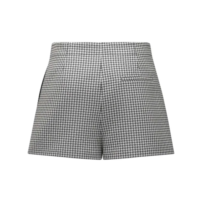 DIOR Casual Short Skirts Women's Black White-1