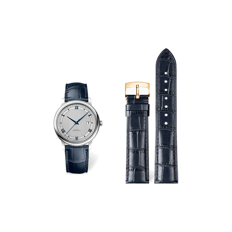 Craftsman Omega Compatibility Watch Band Genuine Leather Material-21