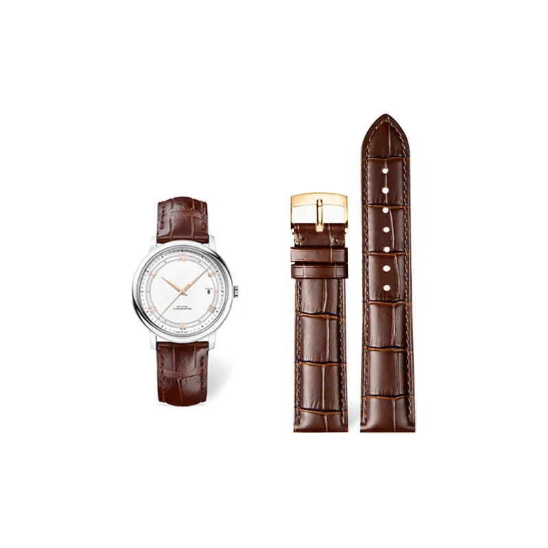 Craftsman Omega Compatibility Watch Band Genuine Leather Material-12