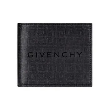 Givenchy 4G Polyamide Wallet Men's Black