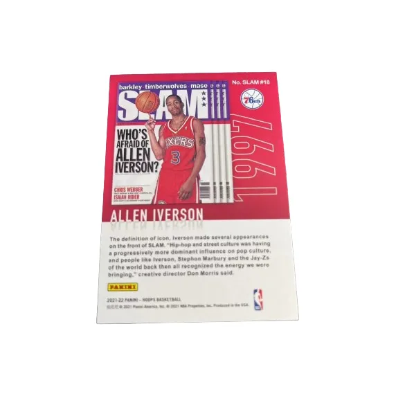 PANINI Iverson Panini Iverson Basketball Card Card Quality Guaranteed Sports Cards Leaflet-1