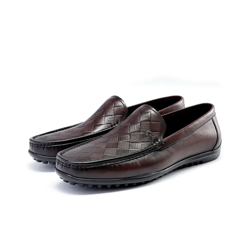 Satchi Loafers 1.5cm Men's Coffee-2