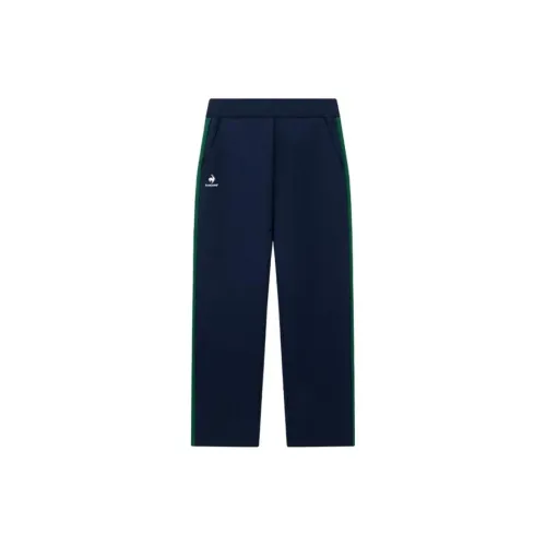 Le Coq Sportif Knitted Sports Pants Women's Navy Blue