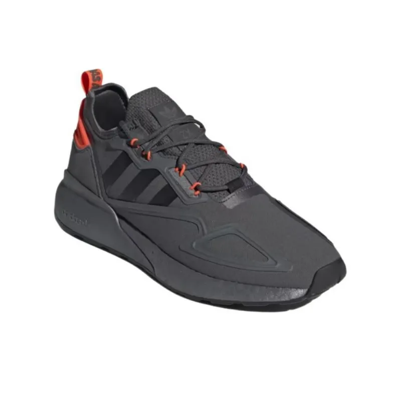 Adidas Zx 2K Boost 'Grey Solar Red'-2