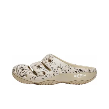 KEEN Yogui Artsfull Clogs Breathable And Wear-resistant River Trekking Shoes Women's Brown