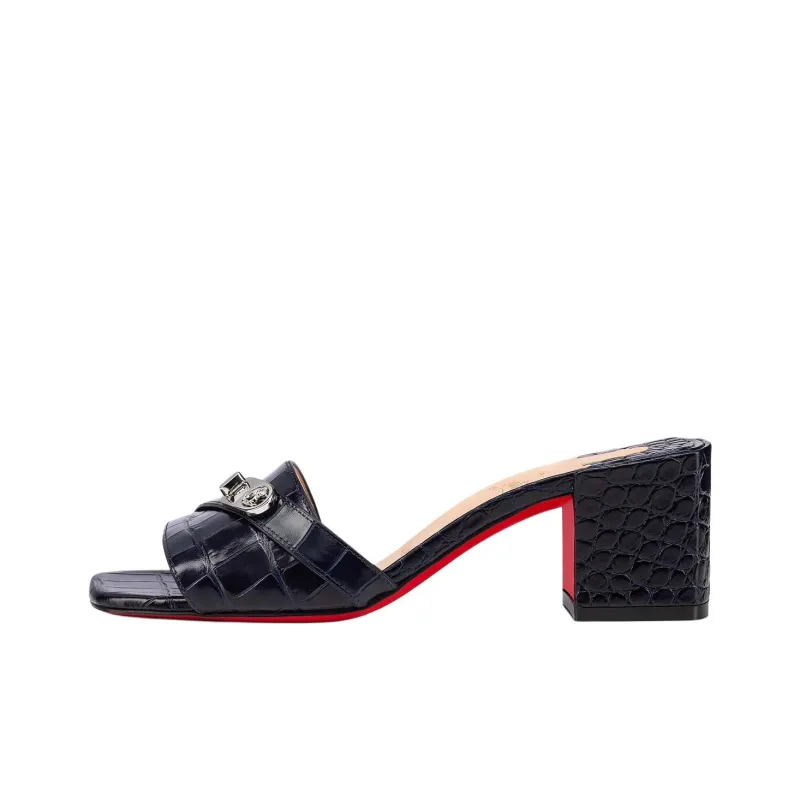 CL LUBOTING Slide Slippers 5.5cm Women's Blue-0