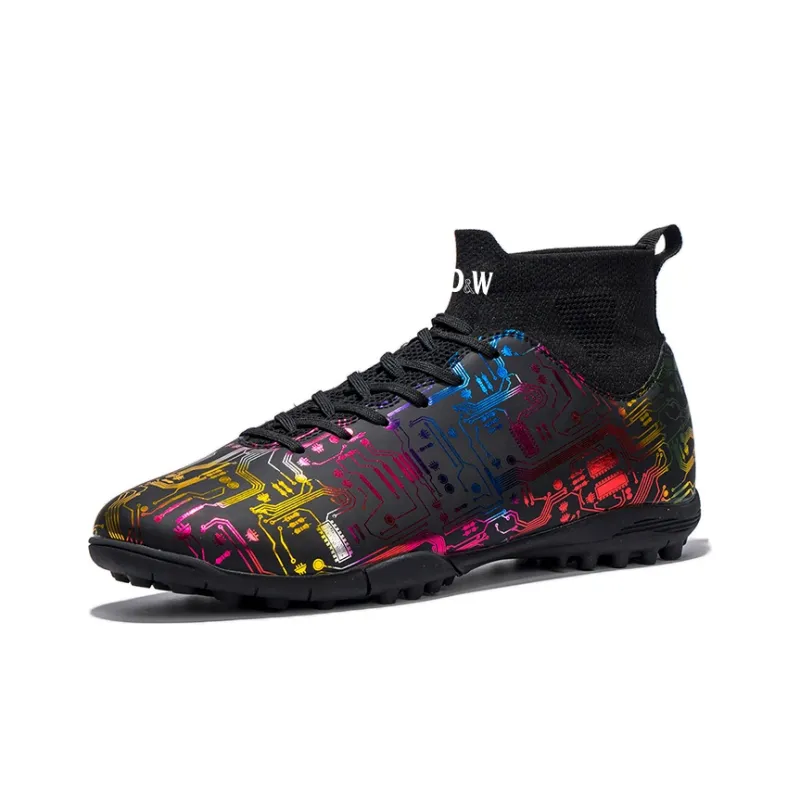 D&W TF Turf Anti Slip Wear Resistant Soccer Shoes Unisex-1