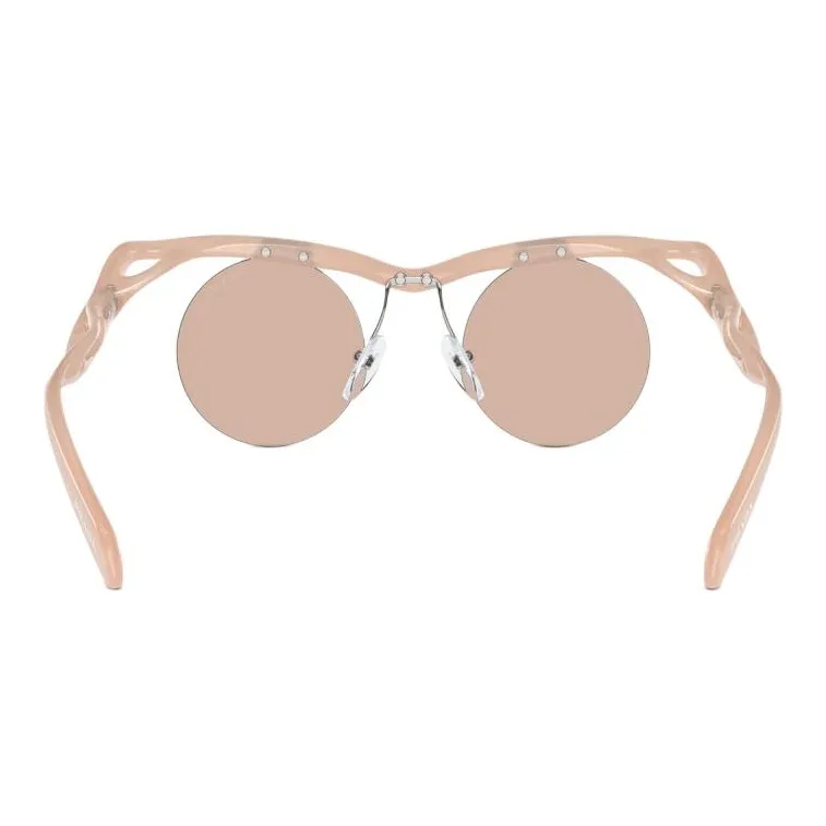 PRADA Round Frame Sunglasses-3