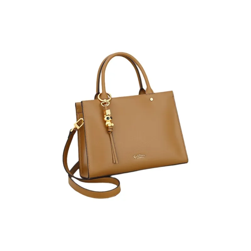 GOLDLION Cow Leather Portable Crossbody Bag, Shoulder Bag Trumpets Women's Multicolor-6