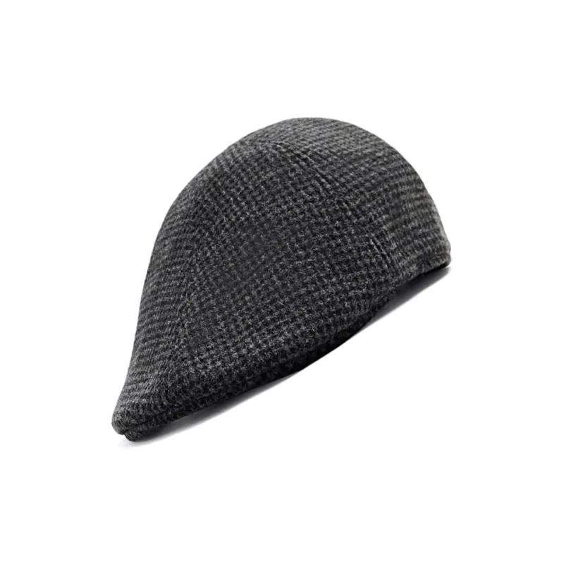 ZARA Wool Blend Berets Men's Black-2