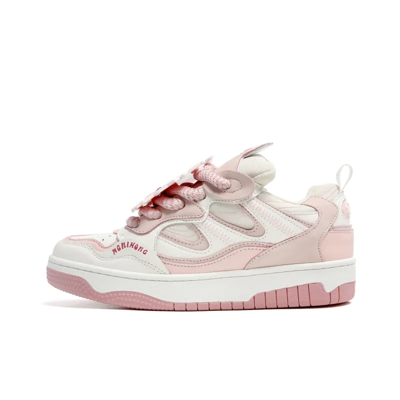 MR.PESIN Low Top Skateboard Shoes Unisex Pink-0