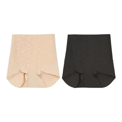 Red Bean Underpants Women's 2 Pack Skin/Black