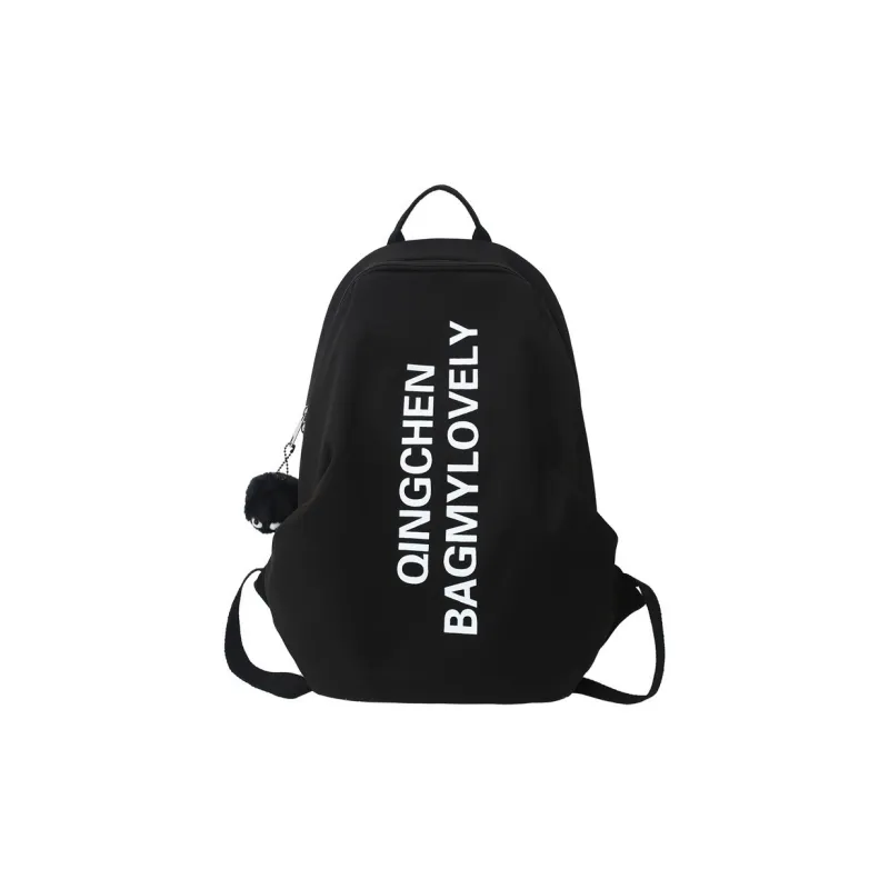 DALO Nylon Backpack Unisex White/Black/Gray/Blue/Pink-3