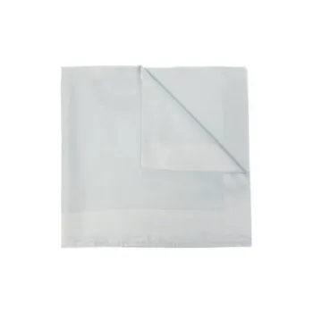 GIVENCHY Silk Wool Silk Scarves Women's Blue