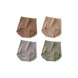 M1407-A Set-High-Rise Butt Lift with Abdomen Control-Cameo Brown+Pink+Gray Purple+Green (4 Pack)