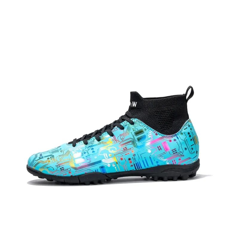 D&W TF Turf Anti Slip Wear Resistant Soccer Shoes Unisex-14
