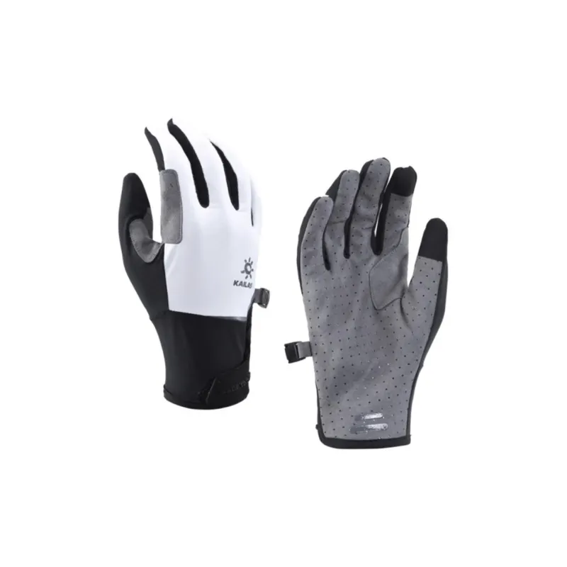 KAILAS Polyamide, Elastane Gloves Women's Gray/Black-0