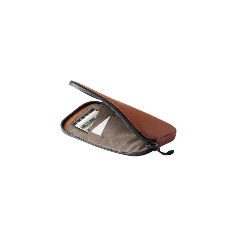 BELLROY Leather Clutch Men's Orange-2