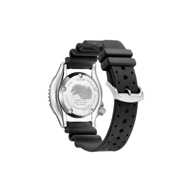 CITIZEN Automatic Mechanical Movement PU Strap Watch Men's Watches Red Watch Dial-2