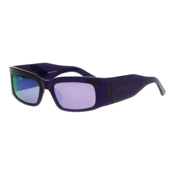 Balenciaga Paper Rectangle Frame Sunglasses