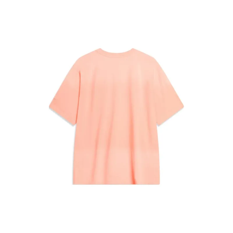 LiNing Sports Life Collection T Shirt Men's Melon Orange-1