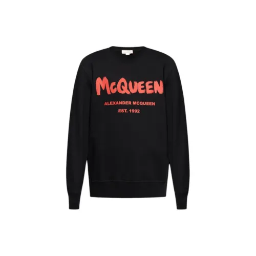 Alexander McQueen Sweatshirts Men Black