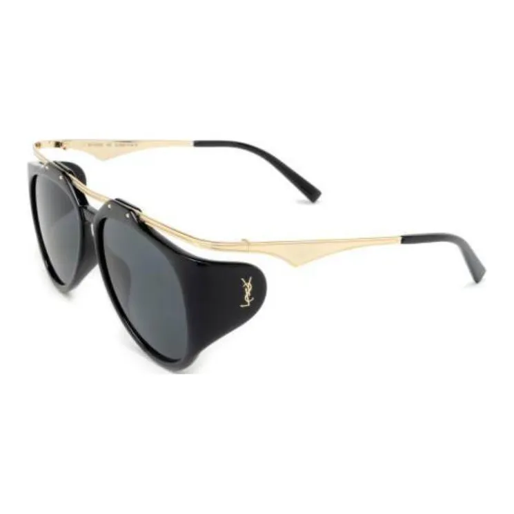 SAINT LAURENT Aviator Frame Sunglasses-0