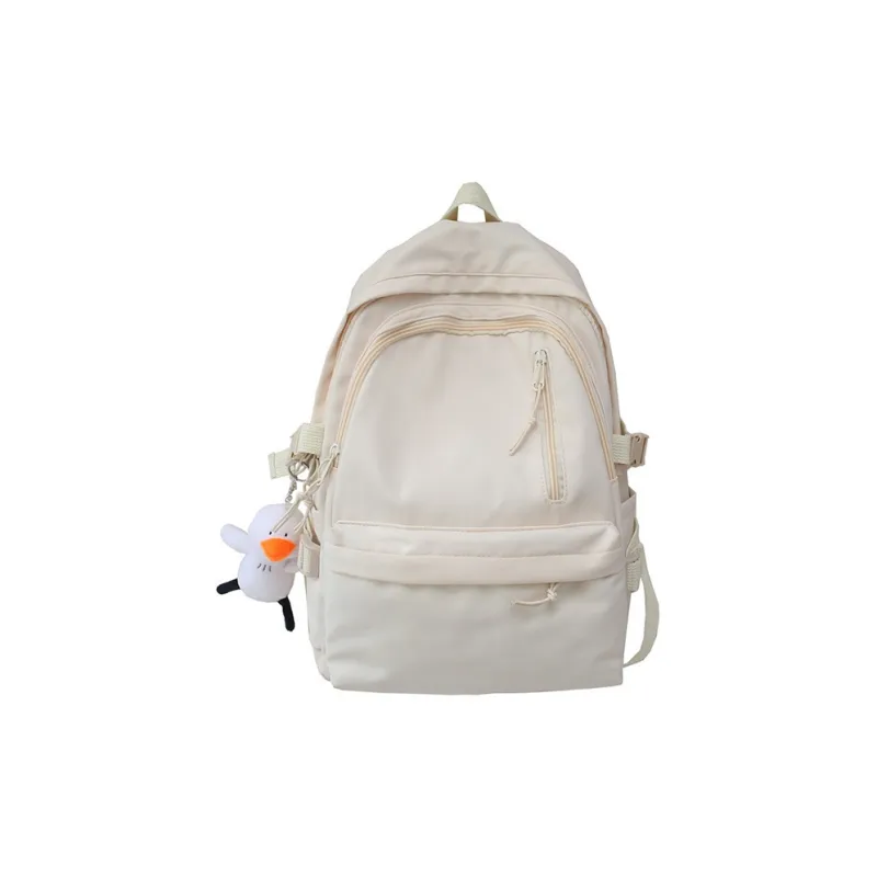 GKY Nylon Backpack Regular Unisex Blue/Black/Pink/Yellow/White-17