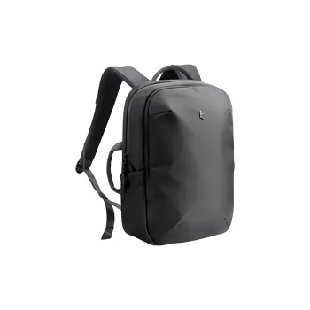 Tomtoc Nylon Fabric Backpack Medium Size Men's Obsidian Black