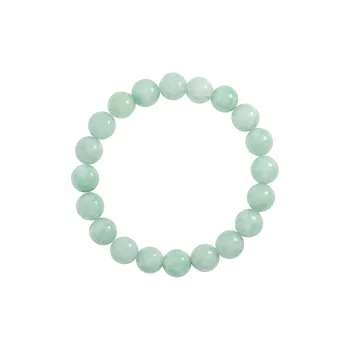 Jing Ruyu Bean Type Jadeite Bracelets Unisex