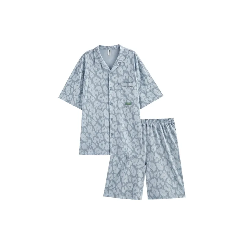 Peninsula City Pajama Set Men's Blue-0