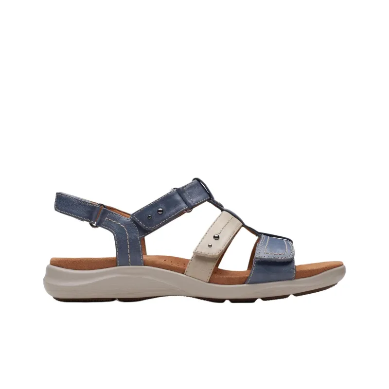 Clarks Beach Sandals Women's Blue-1