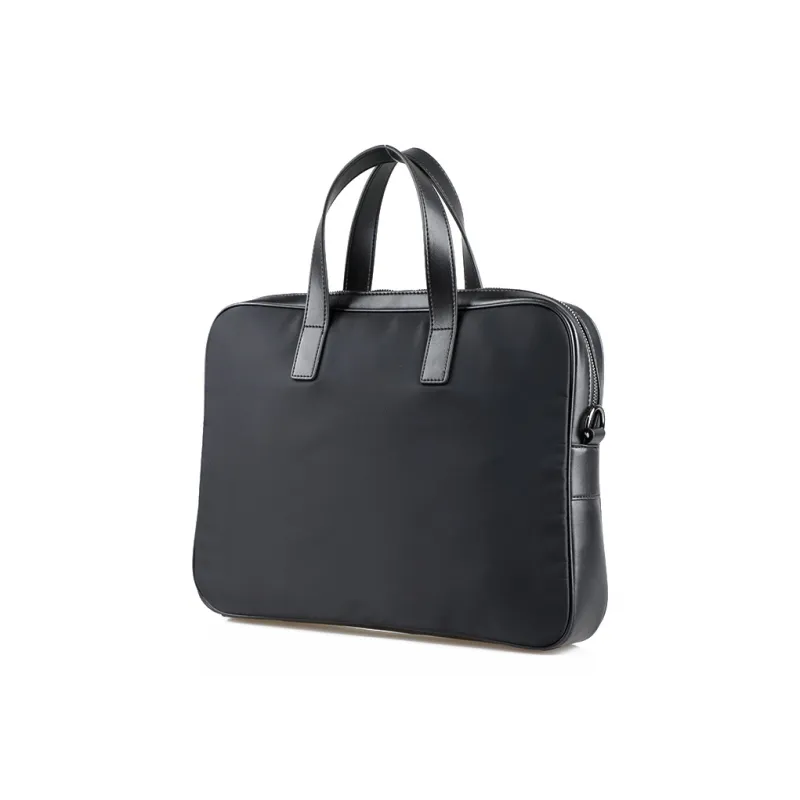 DOSRFINI Nylon Fabric Handbag Crossbody Bag Cross-Body Bag Men's Black-0