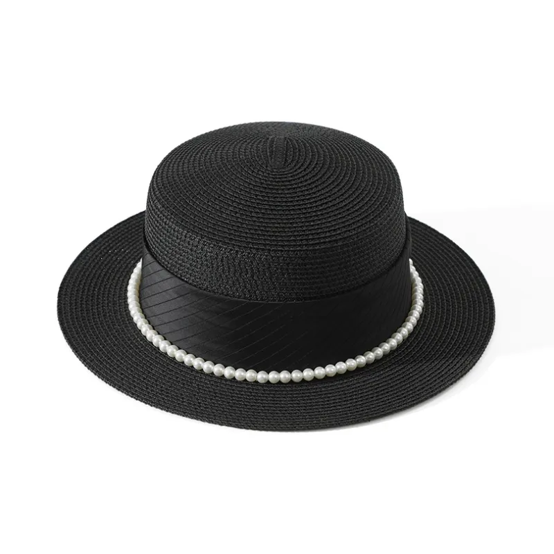 NANJIREN Straw Woven Sun Protection Hats Women's-3