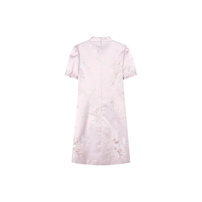 LOUISY AO Short Sleeved Dresses Women's Pink-1