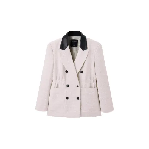 PEACEBIRD Business Suits Women's White