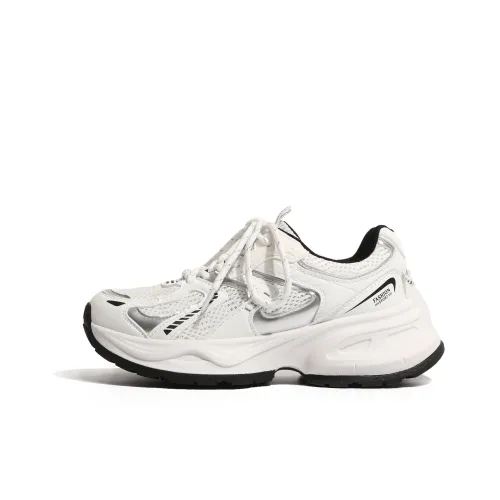 LXVB Cushioning Anti-Slip Wear-Resistant Breathability Low-Top Chunky Sneakers Women's