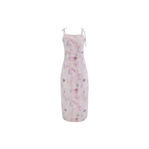 UNIFREE Slip Dresses Women's Pink